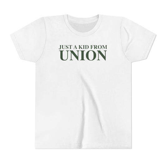 Just a kid from Union Youth Short Sleeve T-Shirt