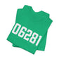 06281 Woodstock CT Zip Code Unisex Jersey Short Sleeve T-Shirt