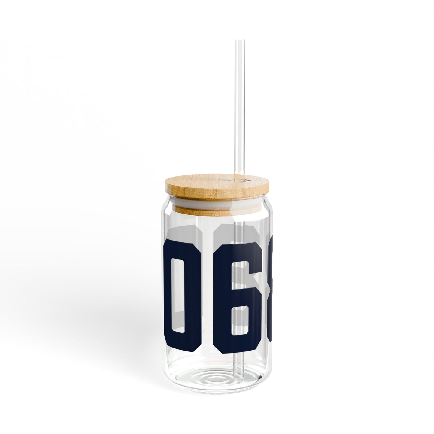 06880 Westport Connecticut Zip Code Sipper Glass, 16oz