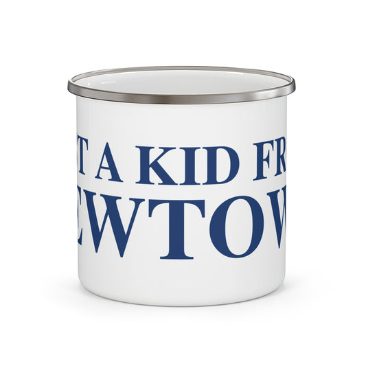 Just a kid from Newtown Enamel Camping Mug