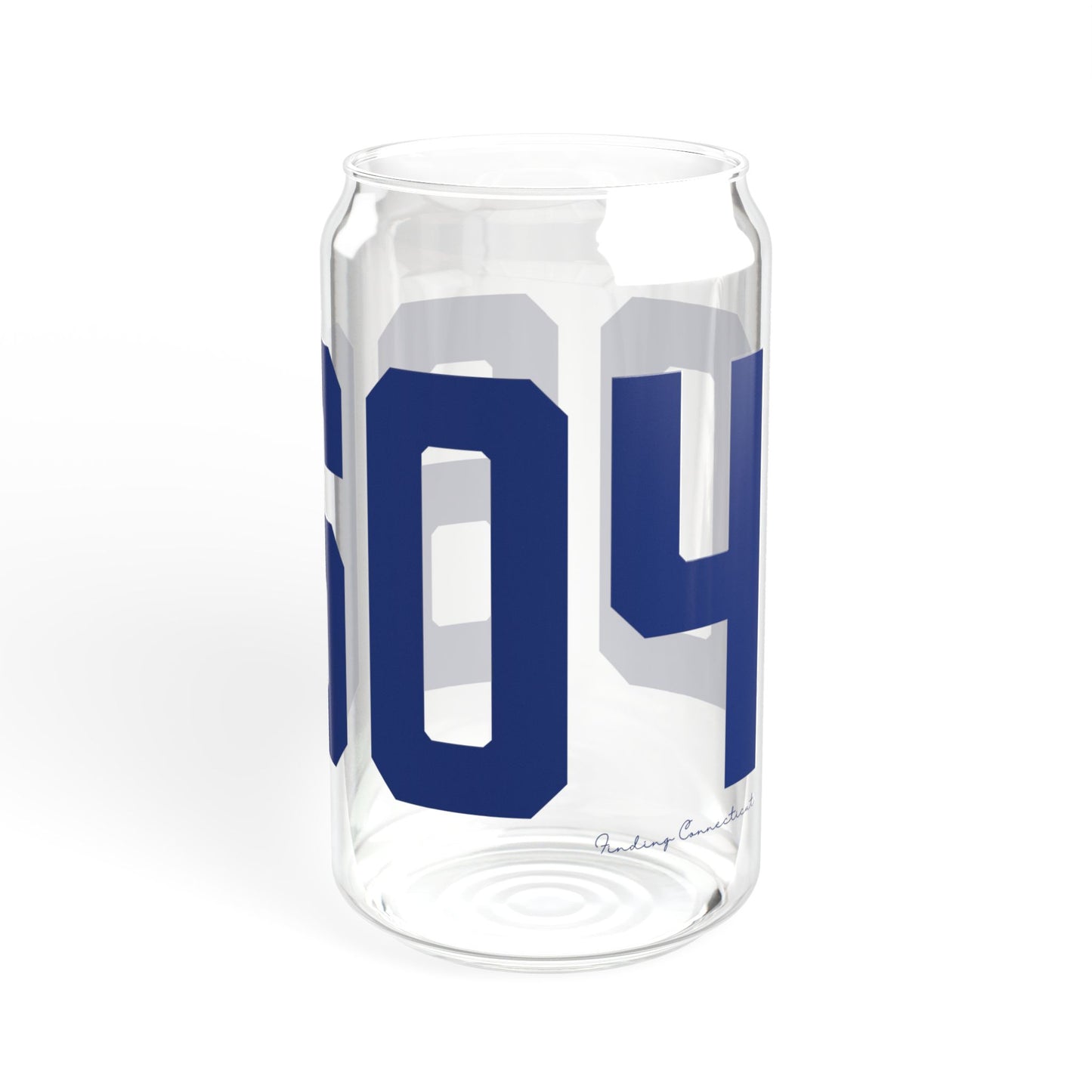 06604 Bridgeport Connecticut Zip Code Sipper Glass, 16oz