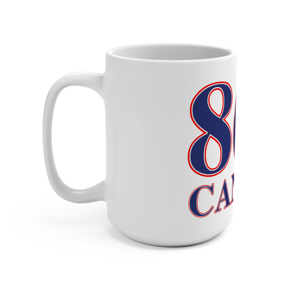 860 Canton Red, White & Blue Mug 15oz