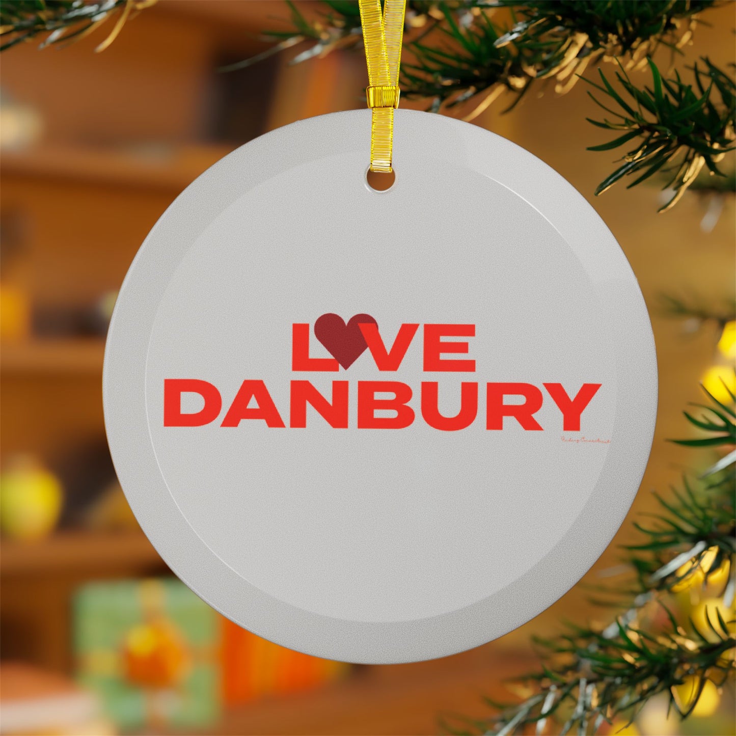 Love Danbury Glass Ornaments