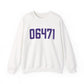 06471 North Branford Connecticut Zip Code Unisex Heavy Blend™ Crewneck Sweatshirt