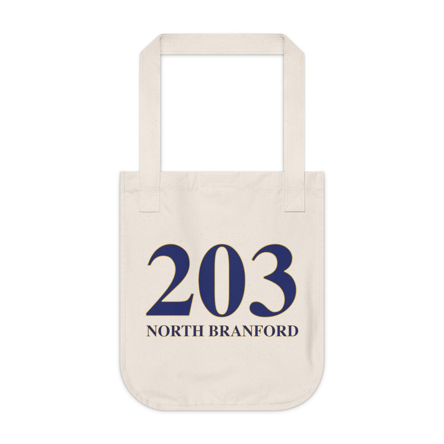 203 North Branford Organic Canvas Tote Bag