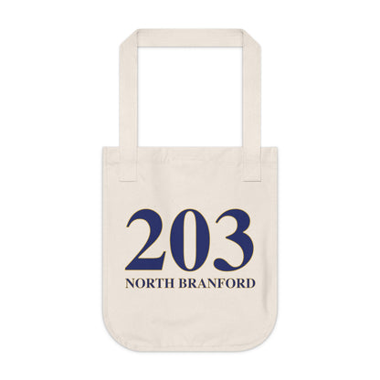 203 North Branford Organic Canvas Tote Bag
