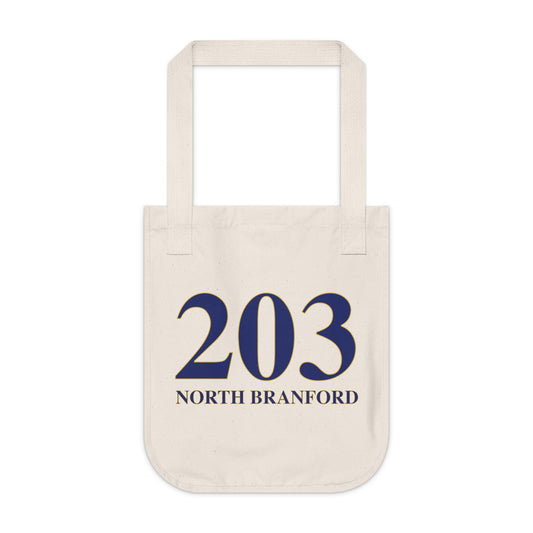 203 North Branford Organic Canvas Tote Bag