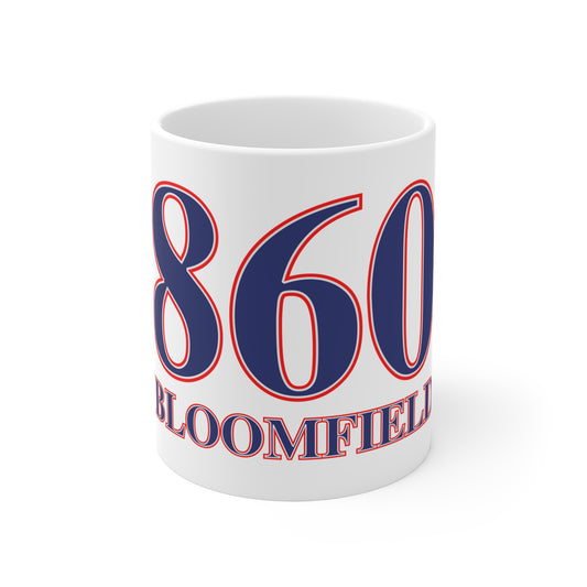 860 Bloomfield Red, White & Blue Mug 11oz