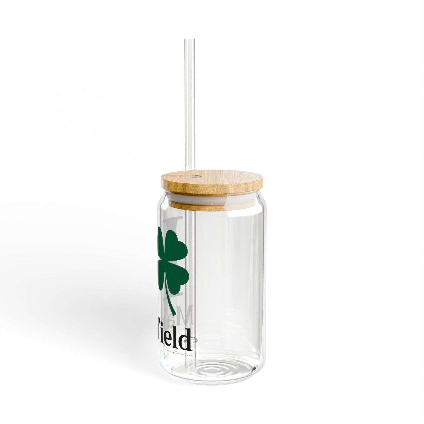 I Clover Mansfield Sipper Glass, 16oz