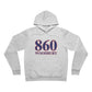 860 Woodbury Red White & Blue Unisex Sponge Fleece Pullover Hoodie