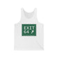 Vintage Exit 64 WCP Sign Unisex Jersey Tank Top