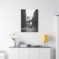Manhattan Bridge Black and White Matte Canvas, Stretched, 1.25"