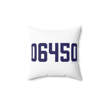 06450 Meriden Connecticut Zip Code Polyester Square Pillow