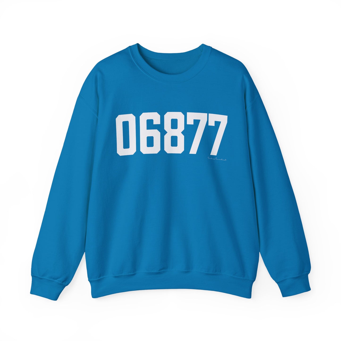 06877 Ridgefield CT Zip Code Unisex Heavy Blend™ Crewneck Sweatshirt