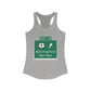 Vintage WCP Exit 66 Sign Women's Ideal Racerback Tank Top
