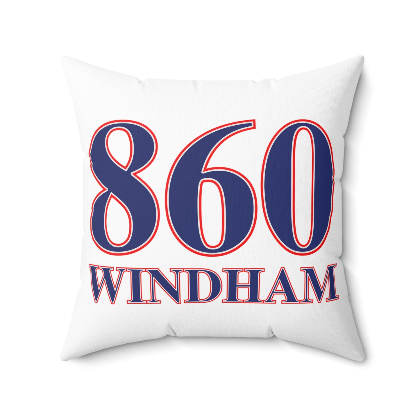 860 Windham Red, White & Blue Spun Polyester Square Pillow