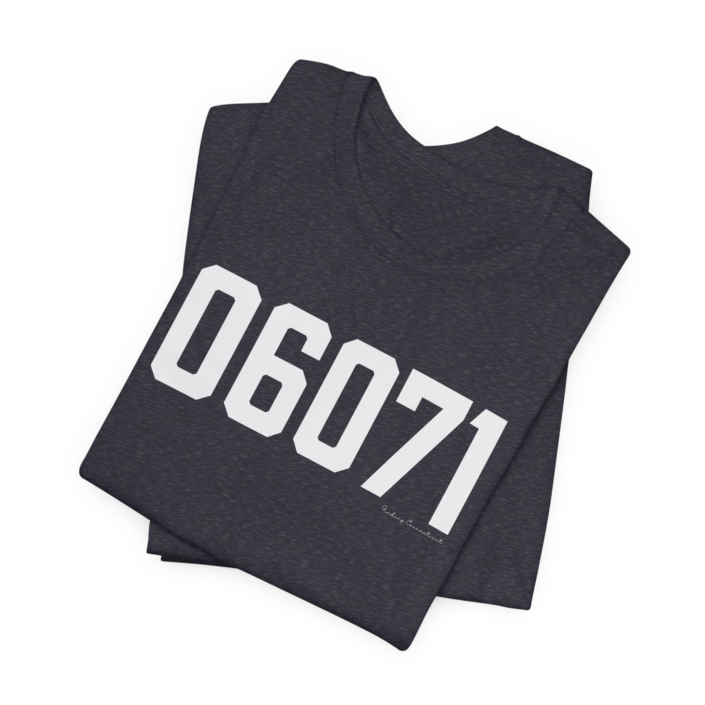 06071 Somers CT Zip Code Unisex Jersey Short Sleeve T-Shirt