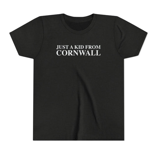 Just a kid from Cornwall Youth Short Sleeve T-Shirt