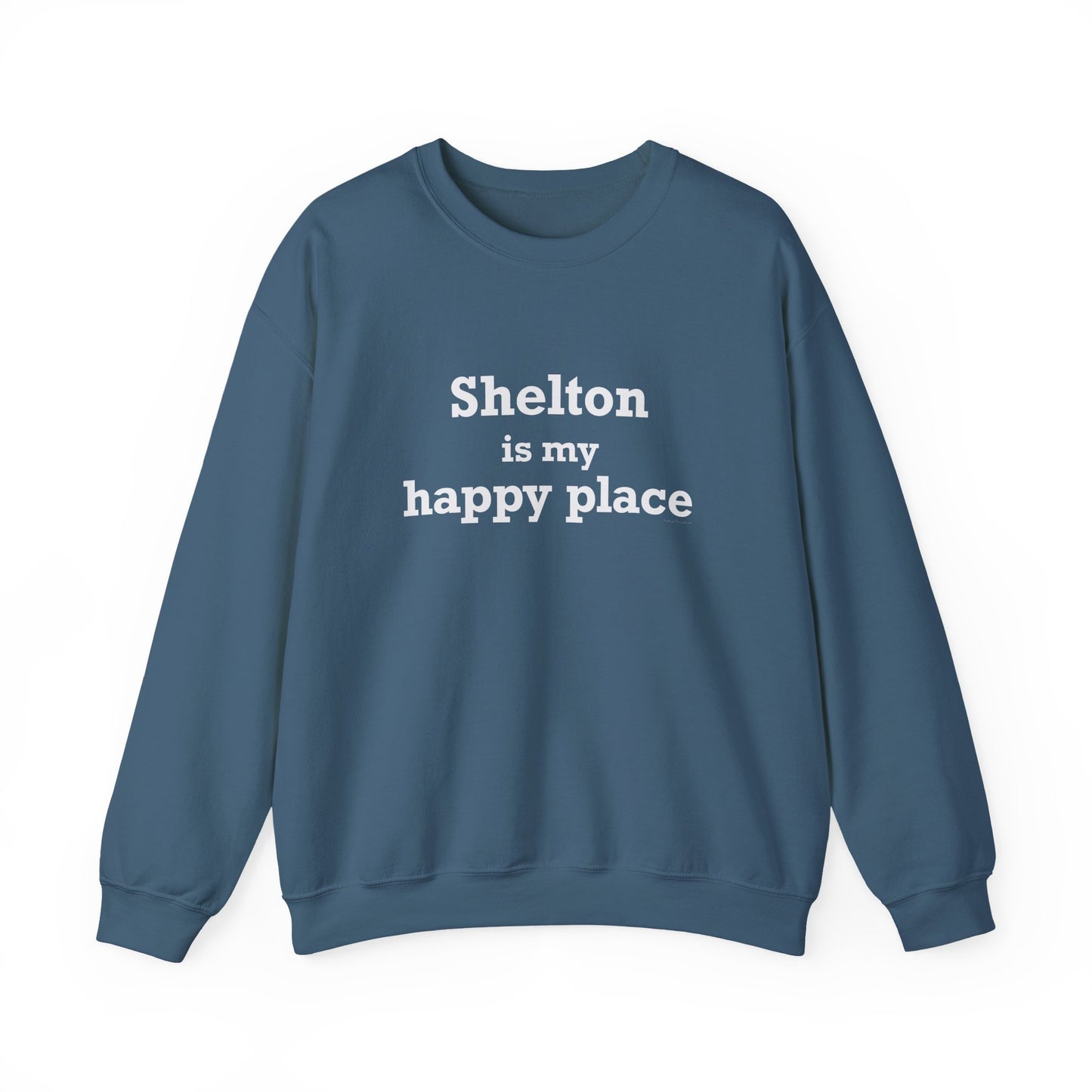Shelton Is My Happy Place Unisex Heavy Blend™ Crewneck Sweatshirt