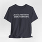 Just a kid from Thompson Unisex Jersey Short Sleeve T-Shirt