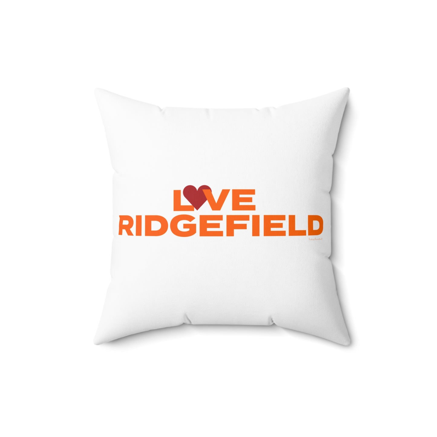 Love Ridgefield Spun Polyester Square Pillow
