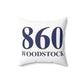 860 Woodstock Spun Polyester Square Pillow