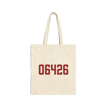 06426 Essex Connecticut Zip Code Cotton Canvas Tote Bag