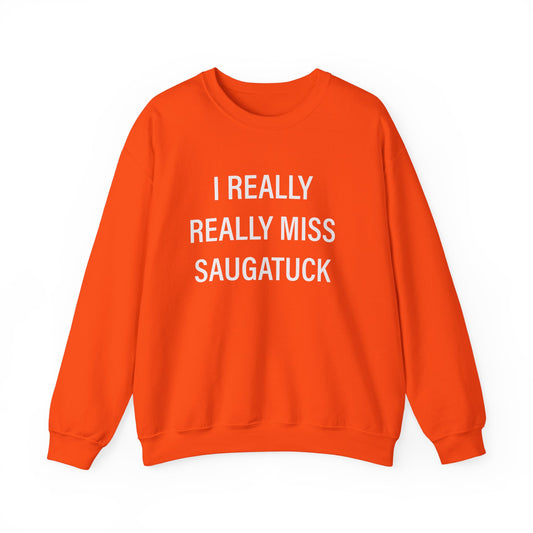 I Really Really Miss Saugatuck Unisex Heavy Blend™ Crewneck Sweatshirt