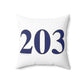 203 Spun Polyester Square Pillow