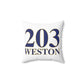 203 Weston Spun Polyester Square Pillow