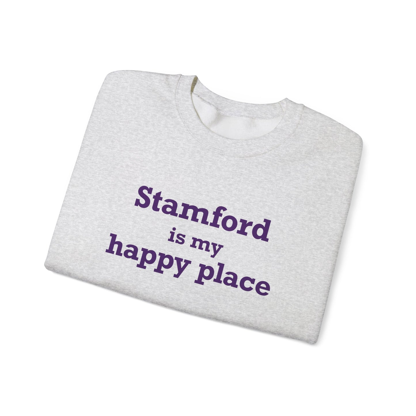 Stamford Is My Happy Place Unisex Heavy Blend™ Crewneck Sweatshirt