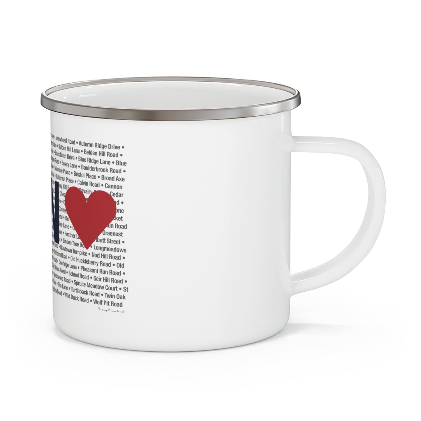 Wilton Love Enamel Camping Mug