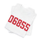 06855 Norwalk Connecticut Zip Code Unisex Jersey Short Sleeve T-Shirt