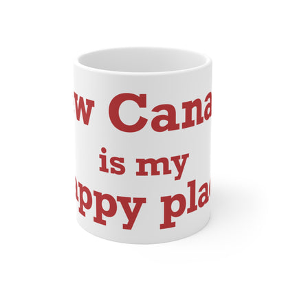 New Canaan Is My Happy Place Mug 11oz