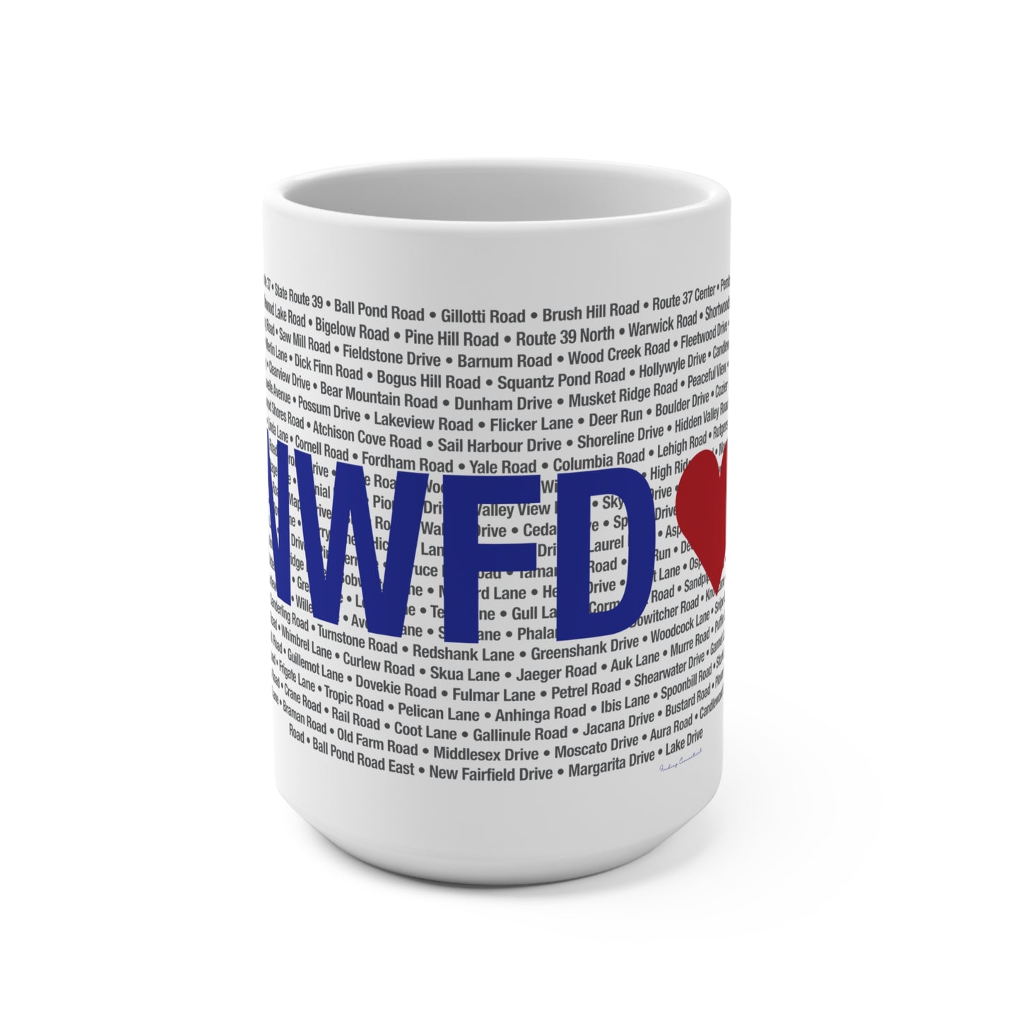 New Fairfield Love Mug 15oz