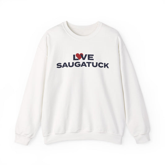Love Saugatuck Unisex Heavy Blend™ Crewneck Sweatshirt