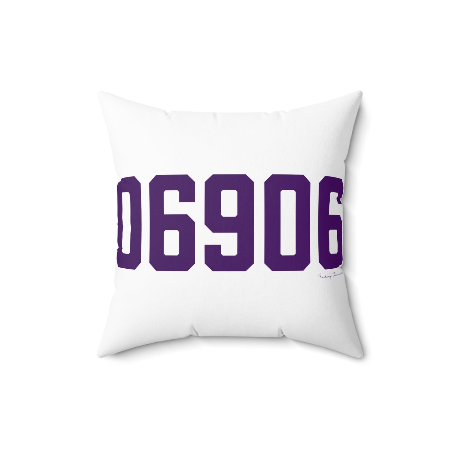 06906 Stamford Connecticut Zip Code Spun Polyester Square Pillow