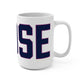 Goose Zip Code Blue & Purple Mug 15oz