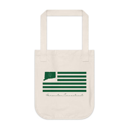 Harwinton Connecticut St. Patrick’s Day Flag Organic Canvas Tote Bag