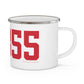 06855 Norwalk Connecticut Zip Code Enamel Camping Mug