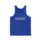 Just a kid from Redding Unisex Jersey Tank Top