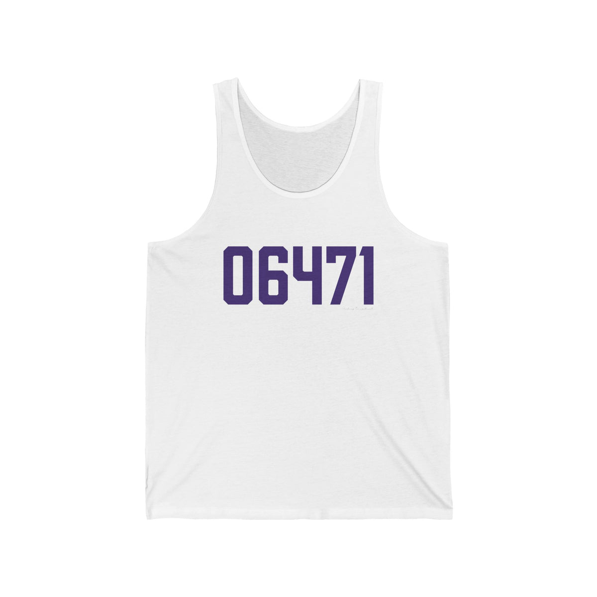 06471 North Branford Connecticut Zip Code Unisex Jersey Tank Top
