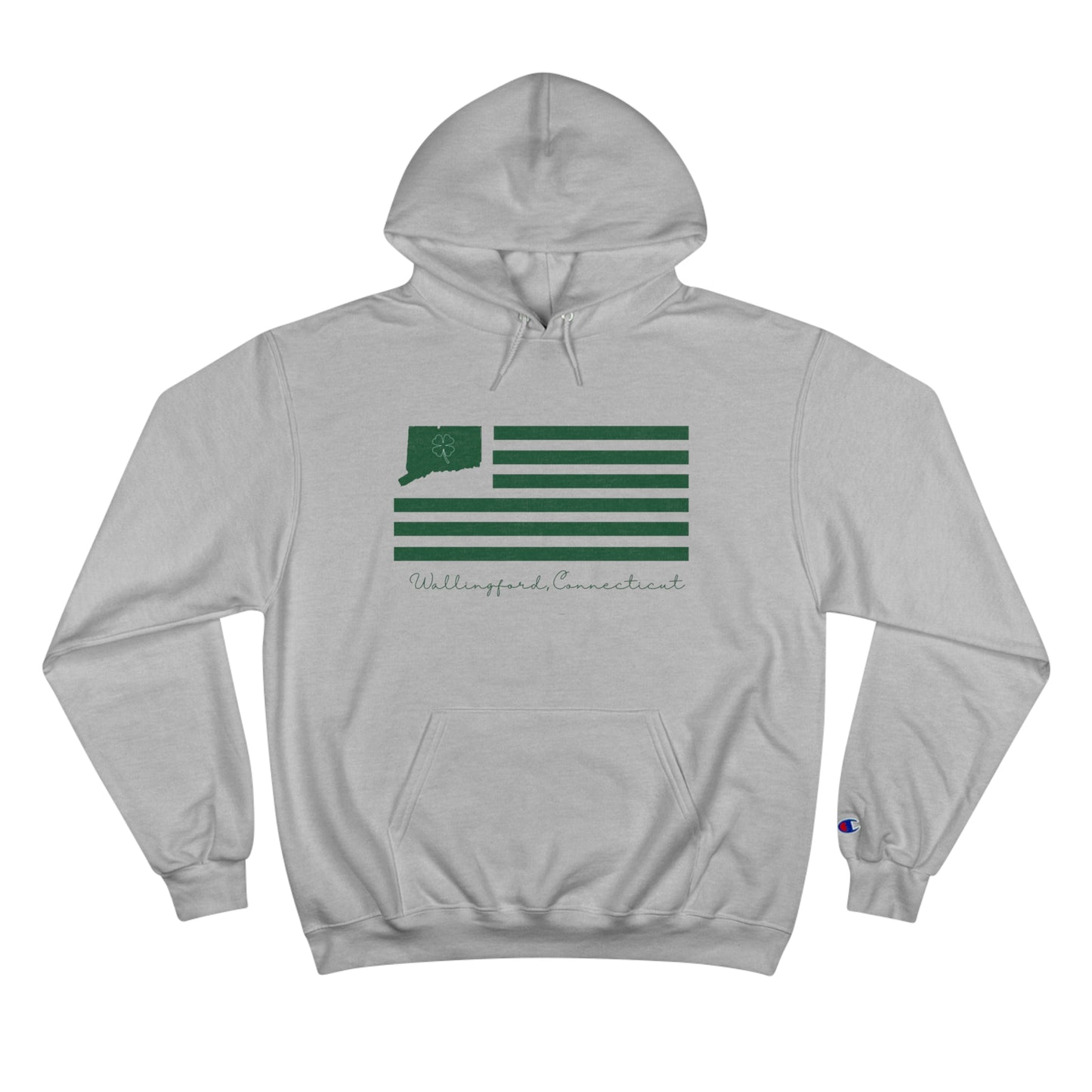 Wallingford Connecticut St Patrick’s Day Flag Champion Hoodie