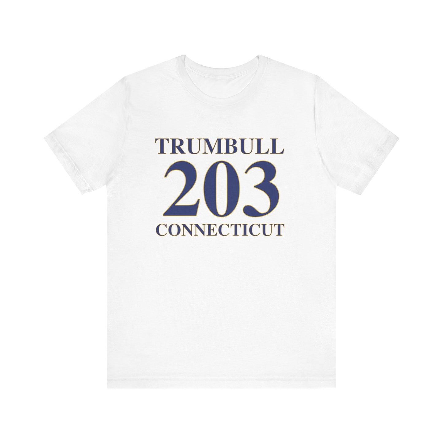 Trumbull 203 Connecticut Unisex Jersey Short Sleeve Tee