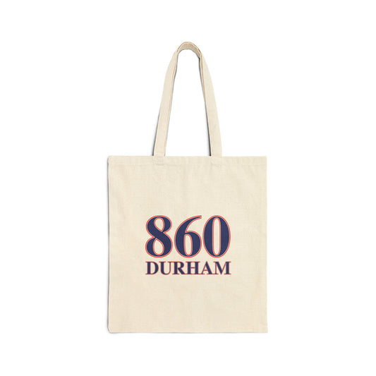860 Durham Red, White & Blue Cotton Canvas Tote Bag
