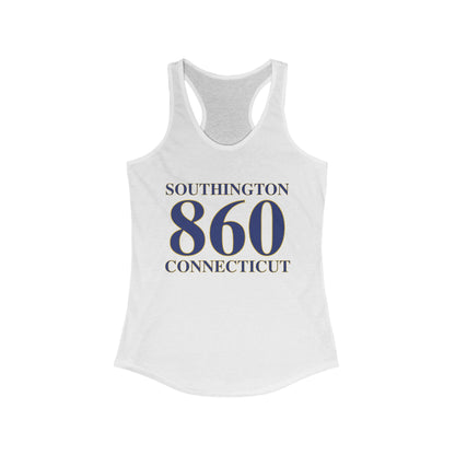 Southington 860 Connecticut Women's Ideal Racerback Tank