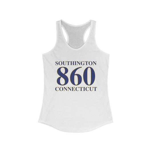 Southington 860 Connecticut Women's Ideal Racerback Tank