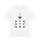 Stratford Vision Unisex Jersey Short Sleeve T-Shirt