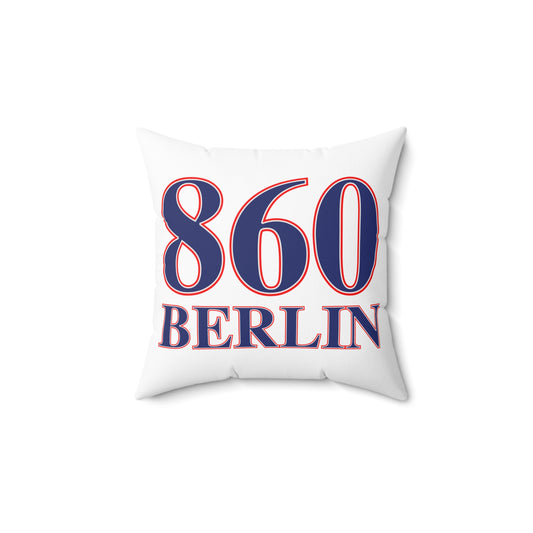 860 Berlin Red, White & Blue Spun Polyester Square Pillow