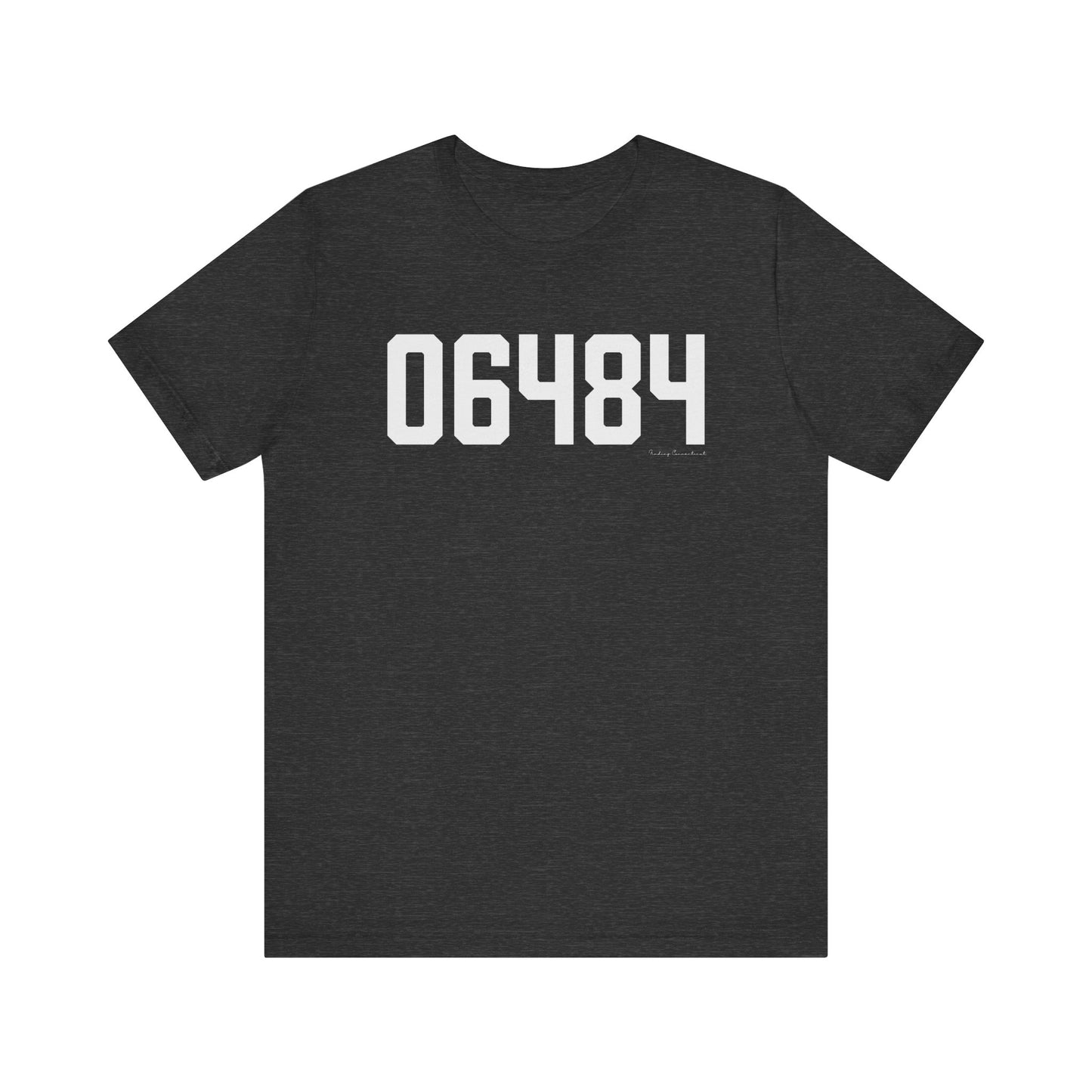 06484 Shelton CT Zip Code Unisex Jersey Short Sleeve T-Shirt